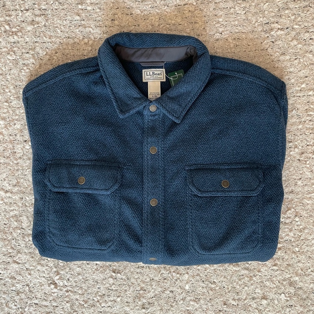 NWT! Men’s LL Bean Fleece Jacket - Picture 9 of 9